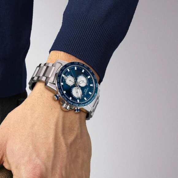 Tissot Men’s Supersport Chronograph Quartz Watch (T125.617.11.041.00) NEW - Picture 12 of 13